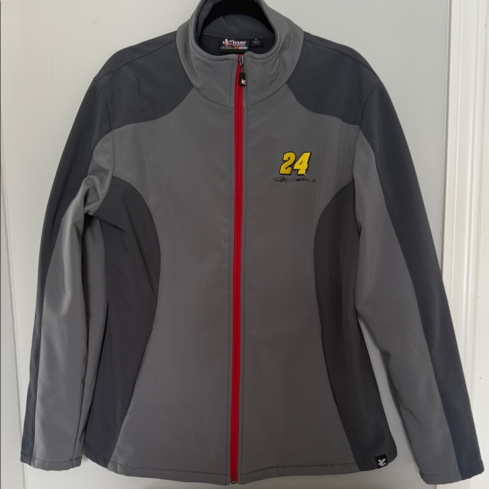 Chase Authentics Gray and Red Women's Ski Jacket
